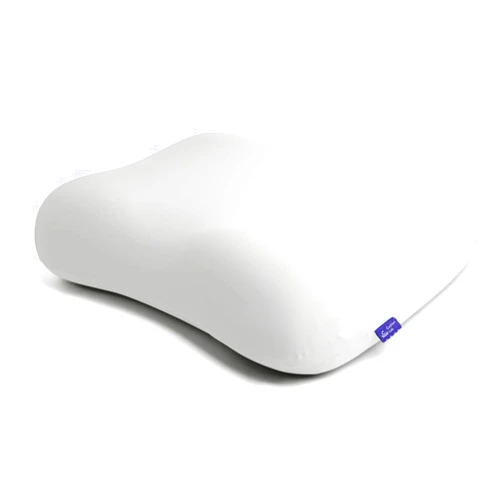 C CUSHION LAB Deep Sleep Pillow, Patented Ergonomic Contour Design for Side & Back Sleepers, Orthopedic Cervical Shape Gently Cradles Head & Provides Neck Support & Shoulder Pain Relief - Calm Grey