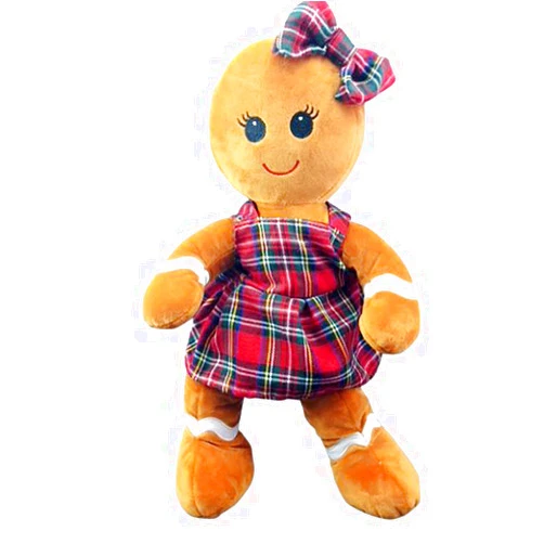 Stuffems Toy Shop Cuddly Soft 16 inch Stuffed Gingerbread Girl…We Stuff 'em…You Love 'em!
