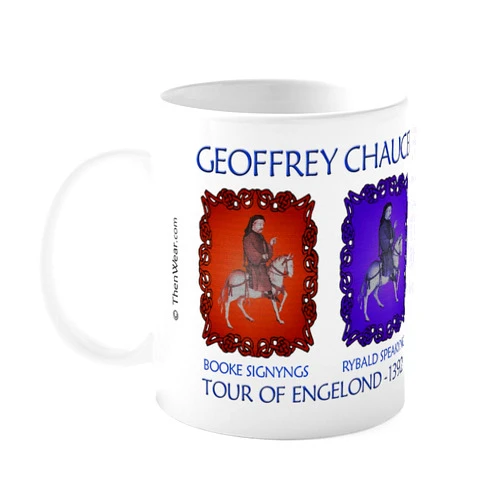 CafePress Chaucer 1392 England Tour Mug 11 oz (325 ml) Ceramic Coffee Mug