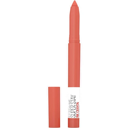 Maybelline Super Stay Ink Crayon Lipstick Makeup, Precision Tip Matte Lip Crayon with Built-in Sharpener, Longwear Up To 8Hrs, Reach High, Rosey Mauve, 1 Count