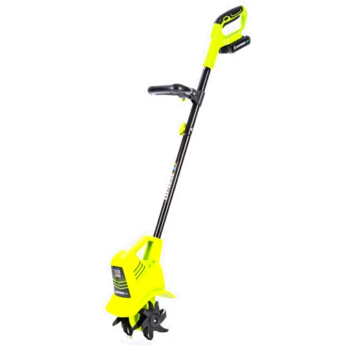 Earthwise Power Tools by ALM TC70020IT 20-Volt 7.5-Inch Cordless Electric Garden Tiller Cultivator, (2AH Battery & Fast Charger Included), Green