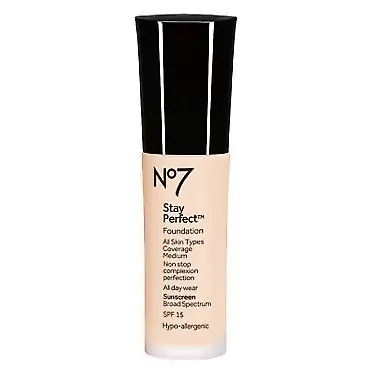 No.7 No7 Stay Perfect Foundation - 1oz - SPF 15 Warm Beige