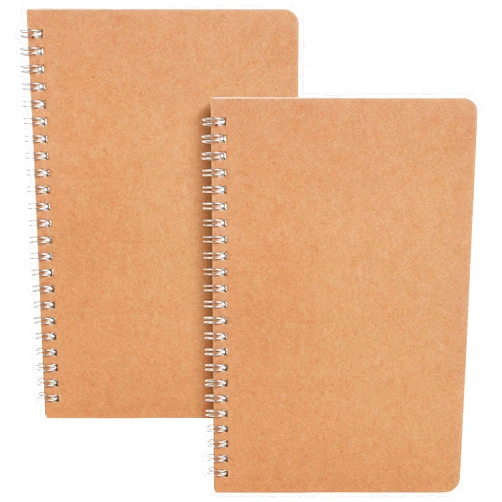 Mr. Pen- Spiral Notebook, A5, Kraft Cover, 2 Pack, 80 Pages, Sketch Book, Drawing Notebook, Notebook Spiral, Spiral Bound Notebook, Spiral Sketchbook, Blank Journal Notebook, Unlined Notebook