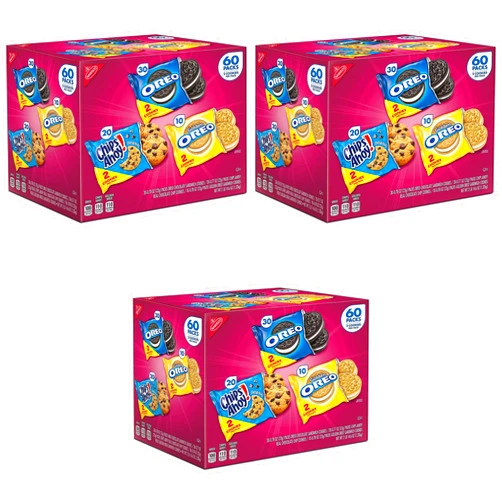 Product of Nabisco Cookie Variety Pack (60 pk.) - [Bulk Savings] Pack of 3
