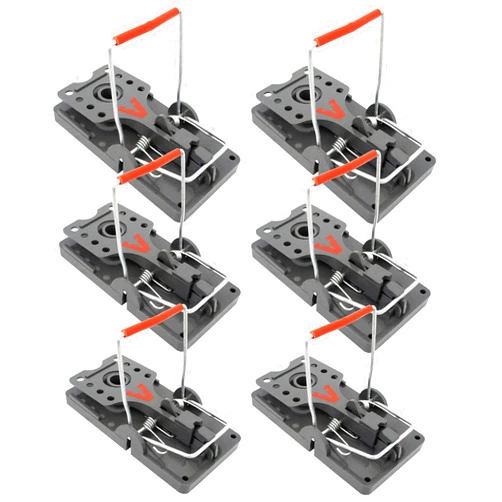 Victor M144 Instant Power-Kill Easy Set Rat Trap - 6 Reusable Rat Traps