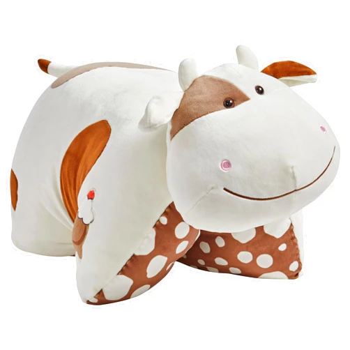 Pillow Pets - Sweet Scented Chocolate Cow Puff - Stuffed Animal - Plush