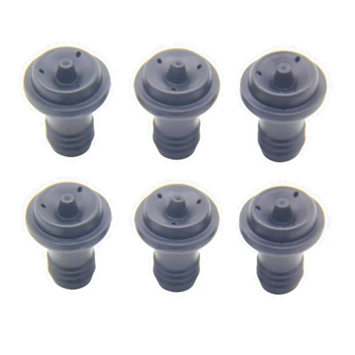 JIUDANI Wine Saver Vacuum Stoppers Pack of 6 Rubber Wine Stoppers, for Wine Saver Vacuum Pump Preserver, Bottle Rubber Corks to Preserve Wine Flavor Best Wine Air Vacuum Stoppers to Keep Wine Fresh
