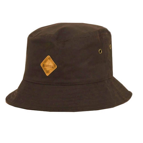 BERTEIL Waxed Organic Cotton Bucket Hat
