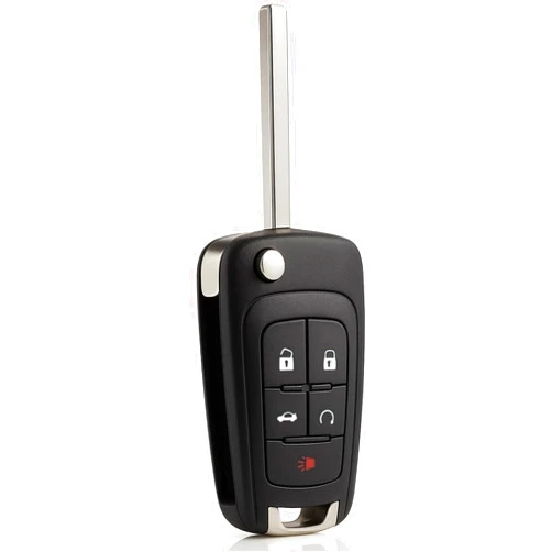 Xucanarmy Flip Key Fob Replacement Fits for Chevy Cruze Equinox Camaro Impala Malibu Sonic GMC Terrain Buick Regal Verano Encore Allure Lacrosse 2010-2019 with FCC ID: OHT01060512 (1)