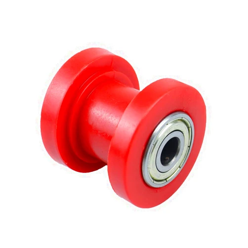 HARIFOGER 8mm Chain Roller Pulley Tensioner Guide Wheel for Motorcycle ATV 125cc 140cc 160cc SSR XR125 CRF50 KLX110 Pitster Mini Dirt Pit Bike Red