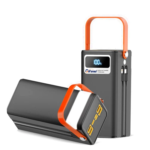 Difeisi Portable Power Bank Power Station 99Wh, Outdoor Generator with Flashlight and LCD Display Backup Phone Charger for MacBook, Travel, Camping, Home Use