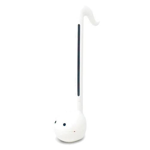 Otamatone Japanese Electronic Musical Instrument Portable Music Synthesizer from Japan by Maywa Denki Studio Award Winning, Educational Fun Gift for Children, Teens & Adults - White