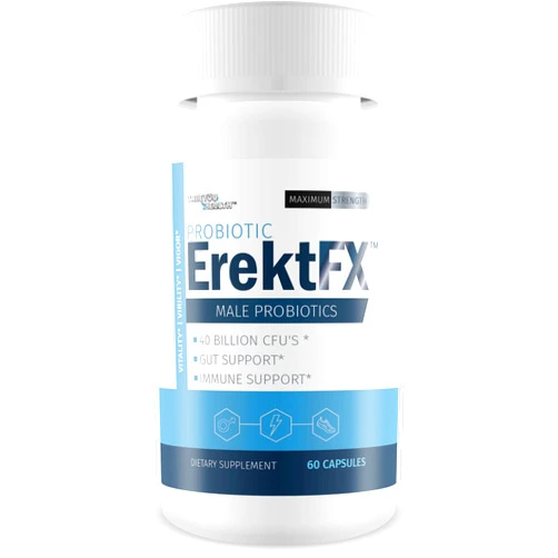 Generic Probiotic ErektFx - Male Probiotics - Lift Your Gut Health to Support Your Overall Mind & Body - Over 40 Billion CFU’s of Probiotics Formulated for Men - Support Improved Overall Health