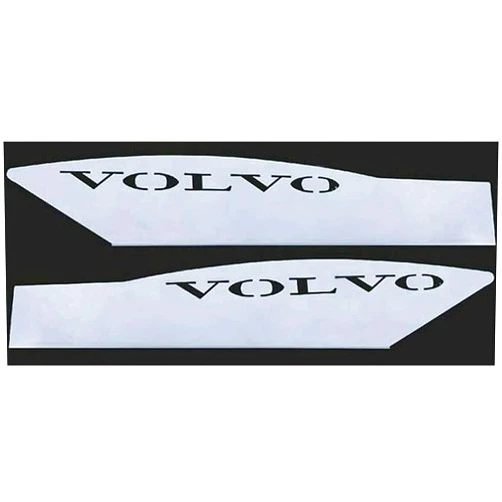 Torque Stainless Steel Bottom Door Plate Set, Compatible with Volvo VNL Trucks 1998-2019, Pair Set Driver and Passenger Side Included (TR570-L & TR570-R)