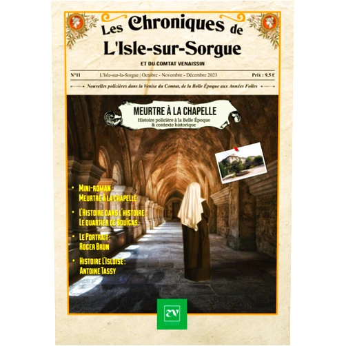Hervé Michel,Les Éditions du Venaissin Les Chroniques de L'Isle-sur-Sorgue N°11: Meurtre à la chapelle (French Edition)