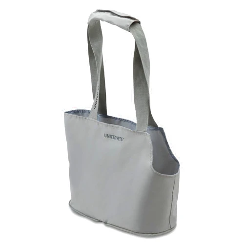 United Pets Grey Lazy Dog Bag | Foldable Italian Design Dog Purse | Small Dog Carrier & Travel Bag | Perfect for Puppies, Cats & Small Pets | Dog Sling Carrier | Must-Have for New Puppy Shopping List