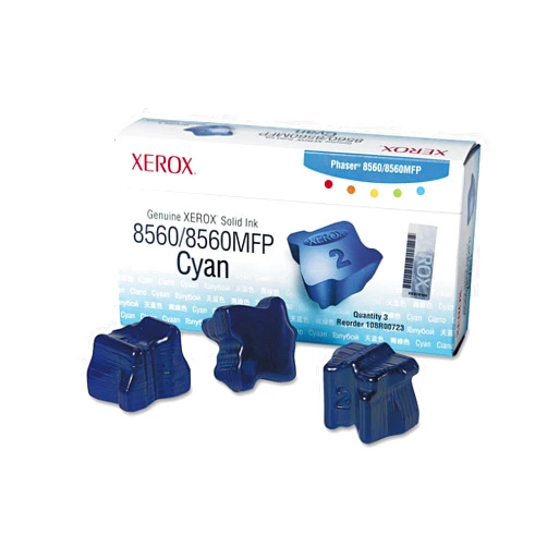 Xerox Solid Ink Cyan, Phaser 8560/8560MFP, 3 Sticks (108R00723)