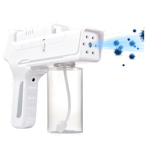 Bvcewilty Nano Atomizer Handheld Steam Gun Portable Nebuliser Sprayer,Large Capacity for Travel or Home Daily Use (White)