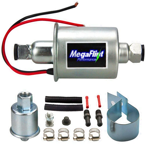 Megaflint Inline Fuel Pump 12V Universal Electric Fuel Pump Low Pressure 5-9 PSI For Gas Diesel E8012S HEP-02A