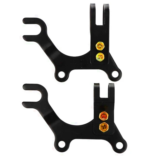DQITJ 2 Pack Brake Bracket Adapter MTB Bicycle Mounting Holder 20mm and 31.8mm Disc Brake Bracket Bicycle Components (160mm)