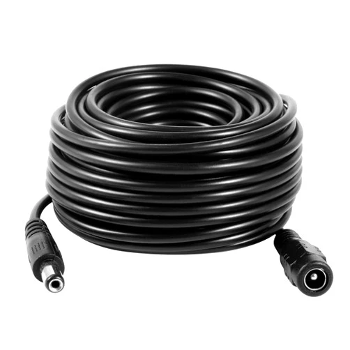 Vanxse 10Meters-33FT Dc 12v CCTV Power Extension Cable 2.1x5.5mm power cord for CCTV Security Camera WiFi IP Surveillance Camera NVR Dvr LED Strip Router CCTV Microphone Reverse Backup Camera