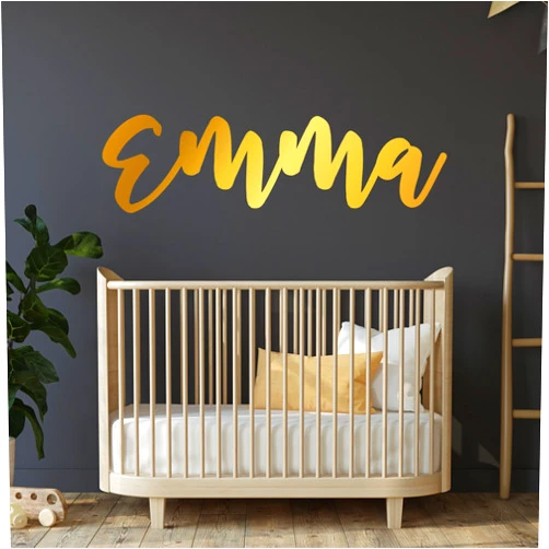 WallTag Name Wall Decal, Name Sign, Custom Name Sticker, Nursery Decal, Boys Room, Girls Room, Personalized Name, 36 Fonts to choose from