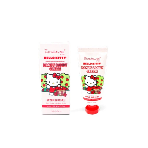 The Crème Shop Korean Cute Scented Pocket Portable Soothing Advanced Must-Have on-the-go - The Crème Shop x Sanrio Hello Kitty Handy Dandy Cream(Apple Blossom)