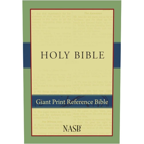 By The Lockman Foundation (Author, Editor) NASB Giant-Print Reference Bible