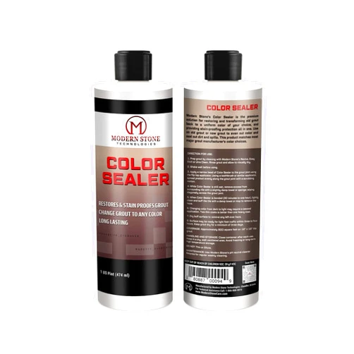 Modern Stone Technologies Modern Stone Color Sealer - TEC - Transform, Protect, Change Grout Color | Water-Based Formula | 8oz