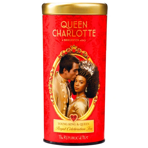 The Republic of Tea - Young King and Queen Royal Celebration Black Tea, 36 Tea Bags, Caffeinated Black Tea Inspired by Queen Charlotte: A Bridgerton Story