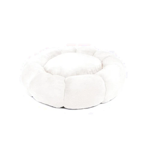 Sherry Kline Pets Daisy Round Donut Shape Calming Bed for Dogs and Cats 27