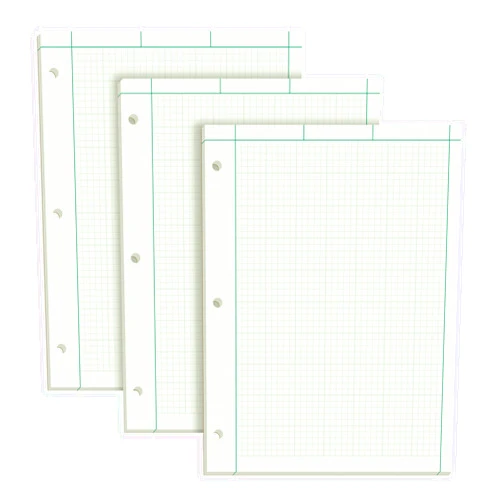 TOPS Engineering Notebooks, Graph Notebooks, 3 Pk Quad Ruled Pad, 8-1/2
