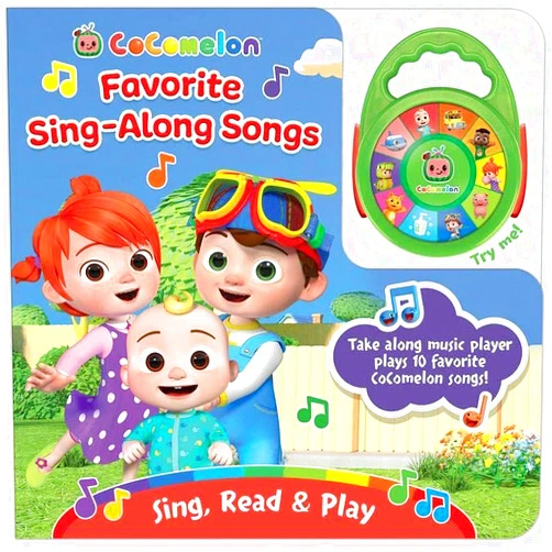 Scarlett Wing, Cottage Door Press CoComelon Favorite Sing-Along Songs - Children's Deluxe Music Player Toy and Board Book Set, Ages 1-5