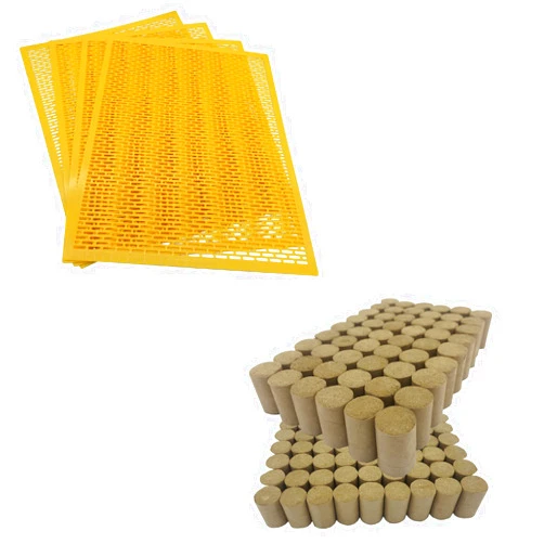DaosenD Bee Smoker Pellets 108PACKS and Queen Bee Excluders for 8 Frame Hives 4 Packs