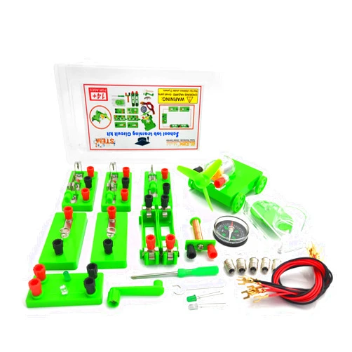 EUDAX Physics Science Lab Learning Circuit kit,Electricity Experiment Set,Building Circuits for Kids Junior Senior High School Students (Upgrade kit)