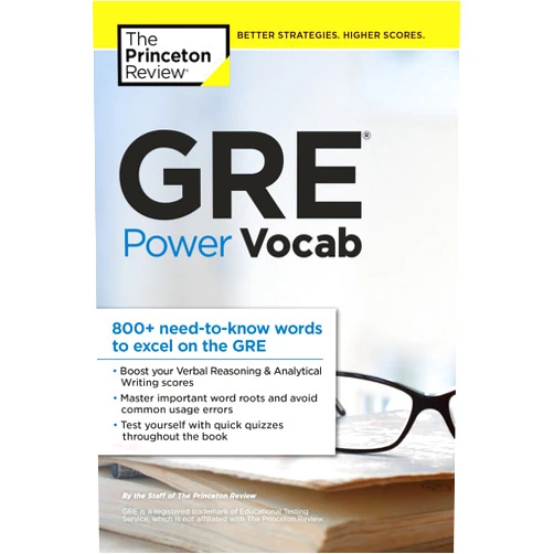 The Princeton Review GRE Power Vocab (Graduate School Test Preparation)