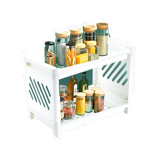 XSZLYTWR Seasoning storage rack, household kitchen, rotatable seasoning storage rack, adjustable oil, salt, soy sauce, vinegar seasoning can rack #14