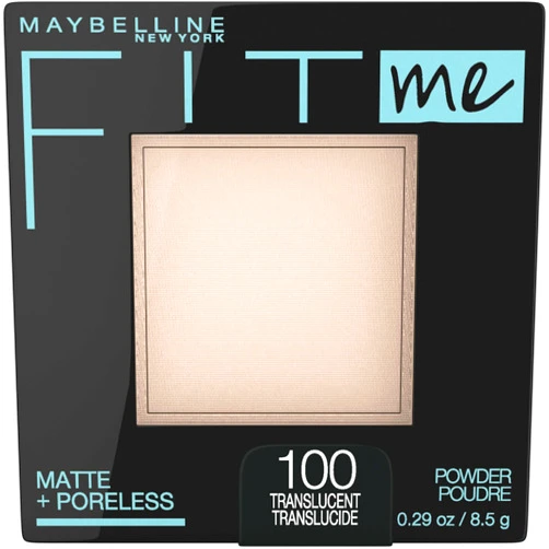 Maybelline Fit Me Matte + Poreless Pressed Face Powder Makeup & Setting Powder, Translucent, 1 Count
