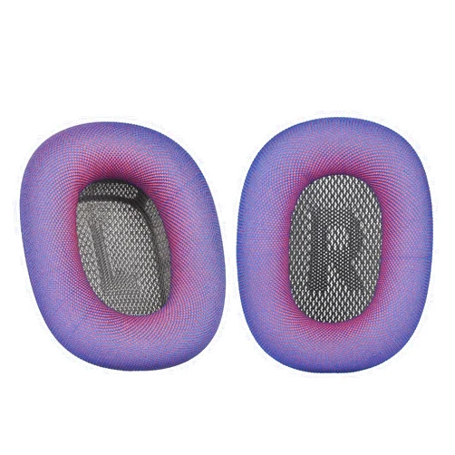 Damex mesh Fabric earpads for airpods max Ear Cushions,Compatible with airpods max Ear Pads(2024 Version),Noise Cancelling, Breathable,Magnetic mounting, not Falling Off (Gradient Purple)
