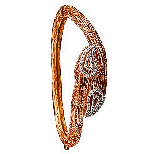 Innovarium Rhodium Plated Bracelet Jewelry for Women with Brilliant Cut Cubic Zirconia
