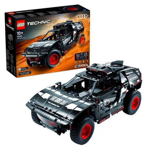 LEGO Technic Audi RS Q e-tron 42160 Advanced Building Kit for Kids Ages 10 and Up, This Remote Controlled Car Toy Features App-Controlled Steering and Makes a Great Gift for Kids Who Love Engineering
