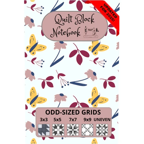 Poppy Patchwork,Jayne Trueman Quilt Block Notebook: Quick and Easy Quilt Block Design Tool for Quilters | ODD-Sized Grids
