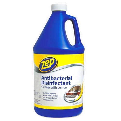 Zep Commercial 1041688 Antibacterial Disinfectant Cleaner with lemon , 1 gal Bottle