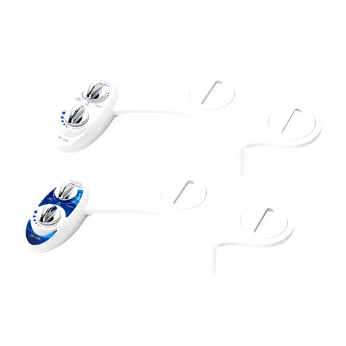 LUXE Bidet NEO 185 - Value Pack of 2 - Self-Cleaning, Dual Nozzle, Non-Electric Bidet Attachments for Toilet Seat (Blue and White)