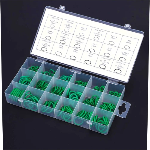 ViaGasaFamido O Ring Assortment Kit, 270 Pcs O Ring High Temperature Resistant Rubber O Ring Assortment Kits for Home, Hydraulic, Industrial, Faucet O Rings, ViaGasaFamidoa1vqhzgcyi