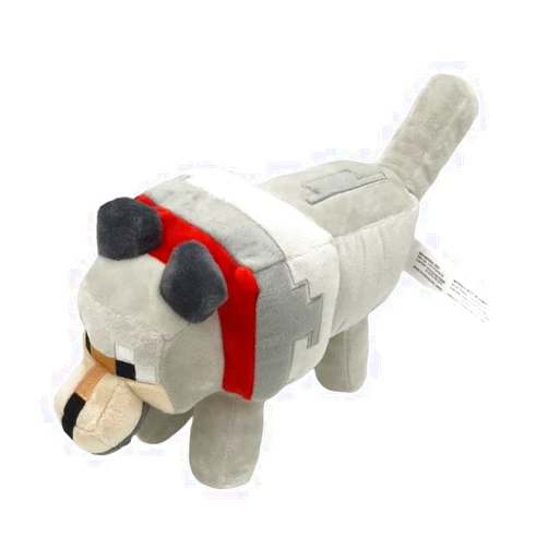 The Plushie Guy Plush Wolf 14-inch Stuffed Animal Figure, Floppy Soft Doll Inspired by Video Game Character, Collectible Toy