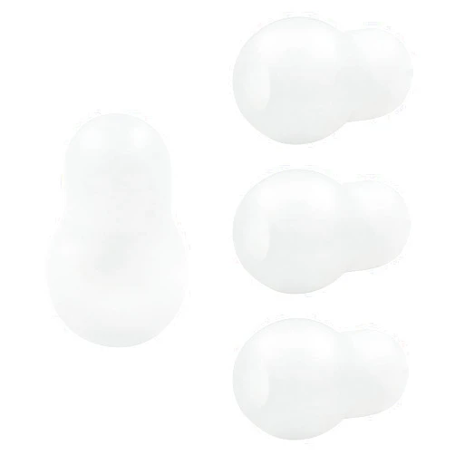 Hitefu 4PCS Stethoscope Ear Tips Replacement Silicone Earbuds, Universal Silicone Earplugs for Stethoscope, Stethoscope Spare Parts, White