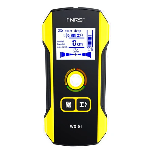 ZHDTW Premium Wall Scanner Stud Finder, Electronic Wall Stud Detector for Wood, Metal Studs, AC Wires, Joists, Pipes, Wire and Water Pipe Stud Finder, Visible Positioning Hole for Accurate Center Detection