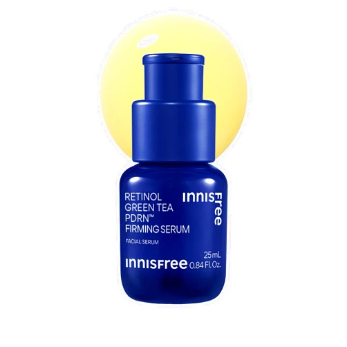 innisfree Green Tea Retinol PDRN Firming Serum - Vegan Korean Skincare for Fine Lines and Smoothing Skin Texture, Available in Gift Set