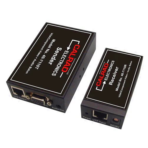 Calrad 40-7110 VGA or Component AV Over CAT5e/6 Extender